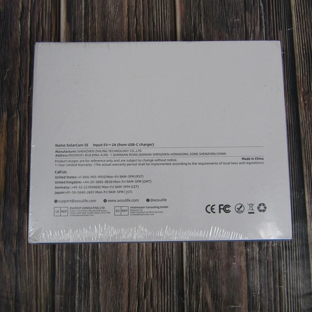 OPEN BOX! AOSU 2-Pack SolarCam SE System Add-on Cameras, Requires Homebase